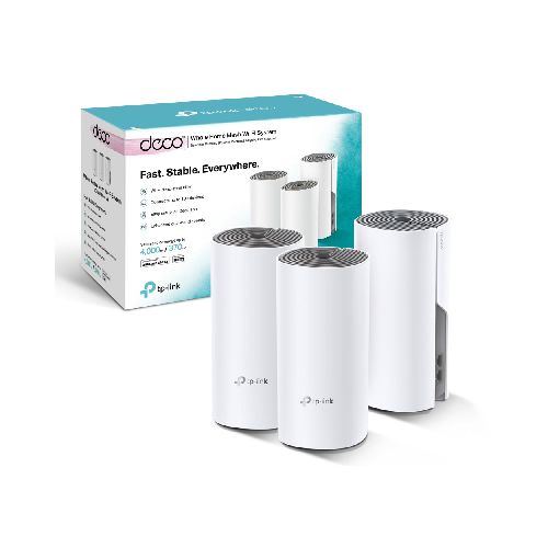 Access Point Tp-Link Deco E4 Pack 3 Mesh AC1200 Wifi System