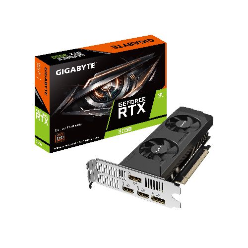 Placa De Video Gigabyte Nvidia Geforce RTX 3050 Low Profile OC 6Gb