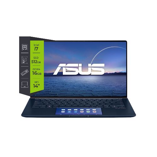 Notebook Asus ZenBook 14 UX434FLC Intel Core i7 10510U 16Gb SSD 512Gb Optane 32Gb GF-MX250-2Gb 14