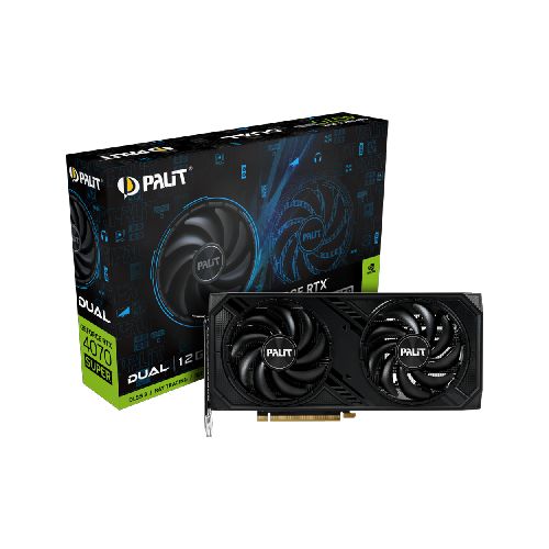 Placa De Video Palit Nvidia Geforce RTX 4070 Super Dual 12Gb Gddr6 192 Bit