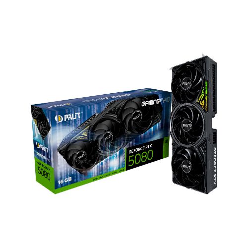 Placa De Video Palit Nvidia GeForce RTX 5080 Gaming Pro 16GB GDDR7