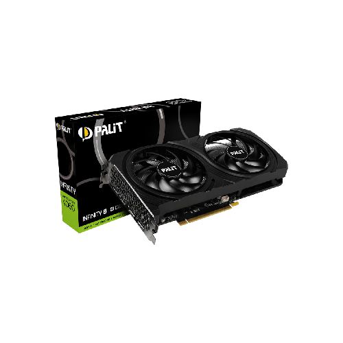 Placa De Video Gpu Nvidia Geforce Palit Rtx 4060 Infinity 2 8Gb GDDR6