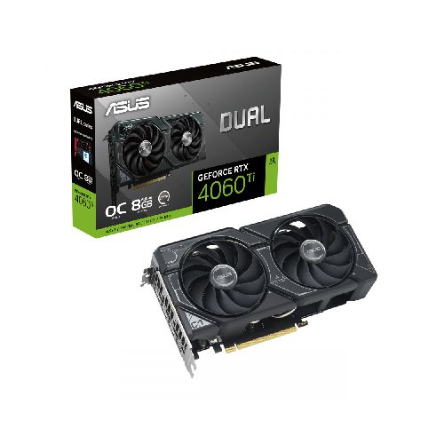 Placa De VIdeo Asus Nvidia GeForce RTX 4060 TI OC Dual Evo 8GB