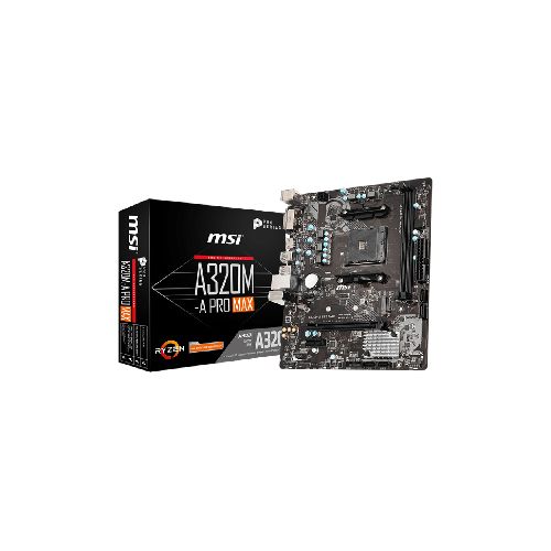 Outlet Motherboard MSI A320M-A PRO MAX AM4 Sin VGA