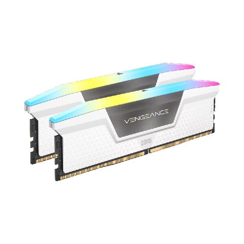 Memoria Ram Corsair DDR5 64Gb 6400Mhz Vengeance RGB White 2x32