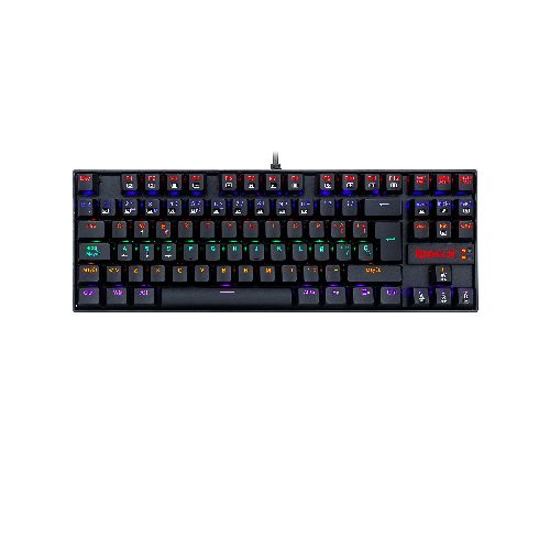 Teclado Redragon K552 Kumara 2 Rainbow Sw Red Black