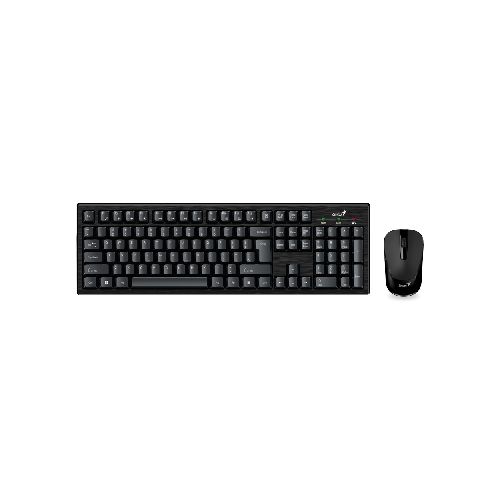 Kit Teclado Y Mouse Inalambrico Genius Slimstar KM-8101 Black