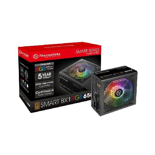 Fuente Thermaltake Smart 650W BX1 RGB 80+ Bronze