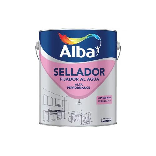 Alba - Sellador fijador al agua alta performance 1 L - Tienda Universo