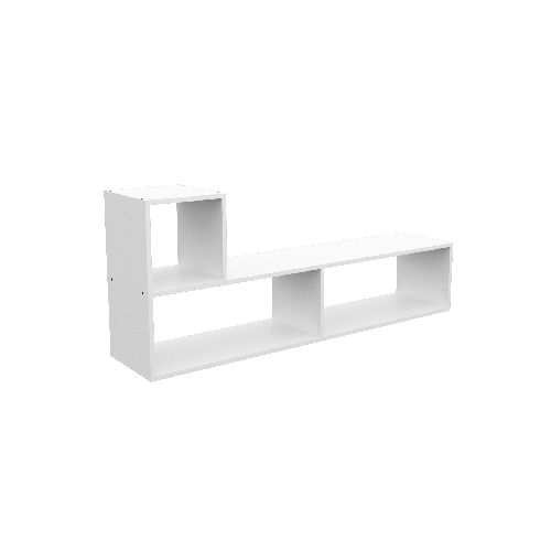 Mosconi - Modulo rack TV l melamina 1,36 m blanco - Tienda Universo