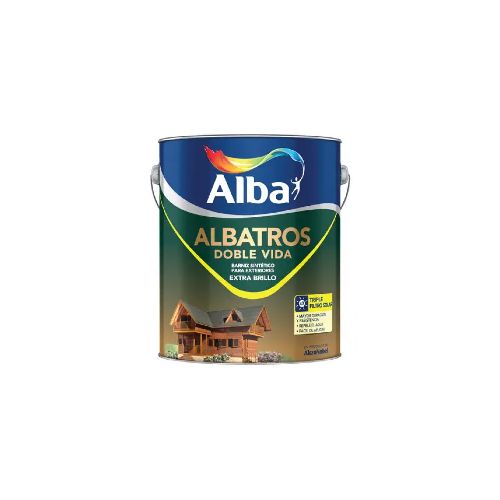 Alba - Albatros Doble Vida barniz sintetico exterior extra brillo 4 L - Tienda Universo