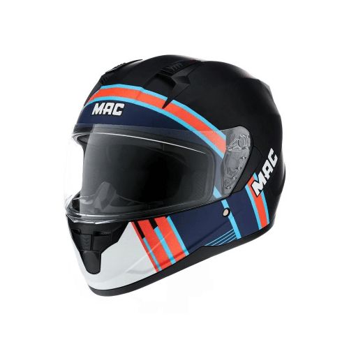 Casco Mac M67 Spoon Bk-Blue-Red - Yuhmak