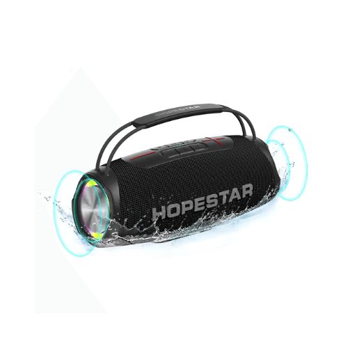 Parlante hopestar portatil h53 35w bt ipx6 c/luz rgb color negro lhope00052 - Yuhmak