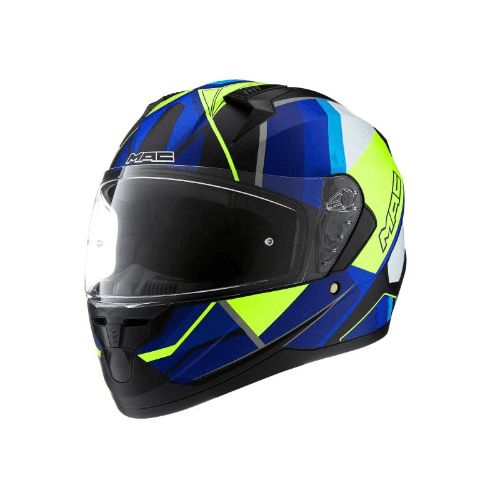 Casco Mac M67 Nirvana Matt Negro Amarillo - Yuhmak