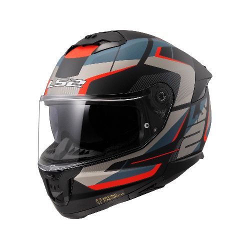 Casco Ls2 Ff808 Road Bk-Bl Mt - Yuhmak