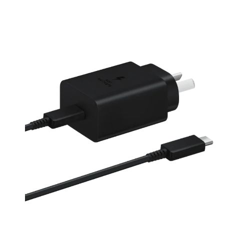 Cargador Samsung Carga Rápida 15W + Cable - Negro - Yuhmak