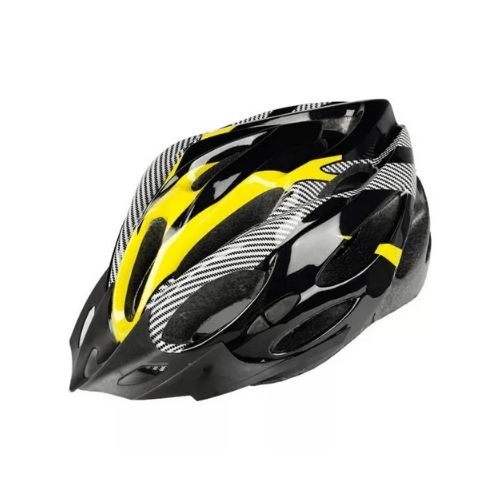 Casco Mtb 18 Ventilaciones C/Visera 54.60 Cm Negro/Amarrillo - Yuhmak