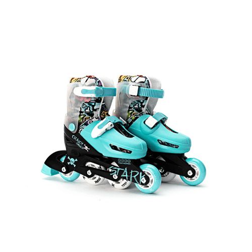 Patines Rollers Stark Crazy Skull Varon 5813 Talle 27-30 - Yuhmak