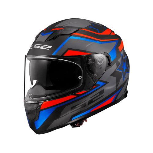 Casco Ls2 320 Stream Evo Fast Bk-Rd-Gy Gs - Yuhmak