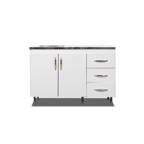 Bajo mesada 1.20 Ricchezze Arco Blanco | 6 CUOTAS SIN INTERES, Bajo Mesada, Muebles Cocina, Muebles y Deco