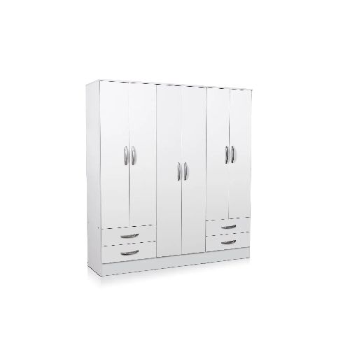 Placard 6 Puertas Ricchezze Tana Eco Blanco | 6 CUOTAS SIN INTERES, Dormitorio, Muebles y Deco, Placard