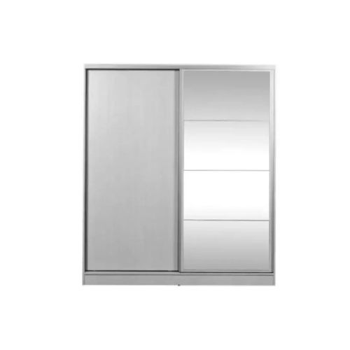 PLACARD 1,80 PUERTAS CORREDIZAS CON ESPEJO RICCHEZZE MURANO BLANCO | 6 CUOTAS SIN INTERES, Dormitorio, Muebles y Deco, Placard