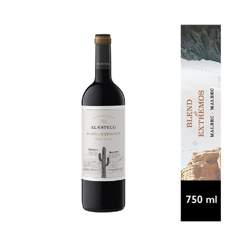 Vino tinto Malbec Blend de Extremo El Esteco 750 ml - Carrefour - Las mejores ofertas en supermercados