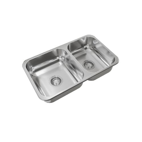 Bacha cocina pileta doble Johnson Acero R63/18 - Carrefour - Las mejores ofertas en supermercados