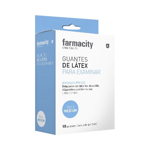 Guantes de Látex Farmacity para Examinar Talle M | Farmacity - Belleza, cuidado personal, dermocosmética y farmacia - Farmacity 