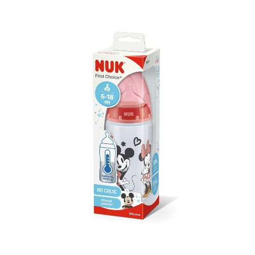 Mamadera NUK First Choice Mickey Mouse Roja x 300 ml - Belleza, cuidado personal, dermocosmética y farmacia - Farmacity 