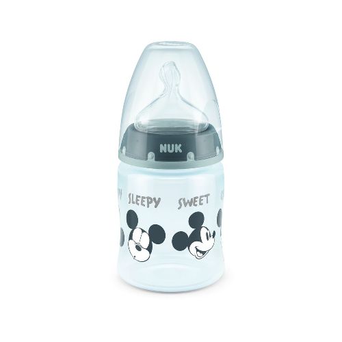 Mamadera NUK First Choice Disney Mickey Mouse Gris x 150 ml - Belleza, cuidado personal, dermocosmética y farmacia - Farmacity 