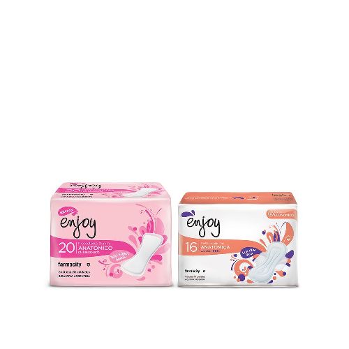 Combo Enjoy Protectores Diarios + Toallas Fem | Farmacity - Belleza, cuidado personal, dermocosmética y farmacia - Farmacity 