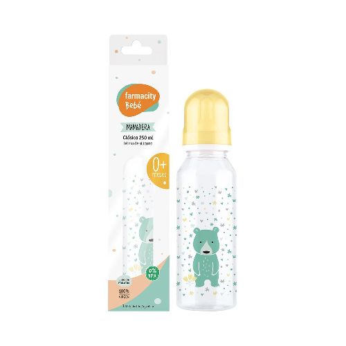 Mamadera de Silicona Farmacity Bebé Recta 0+ Meses x 250 ml - Belleza, cuidado personal, dermocosmética y farmacia - Farmacity 