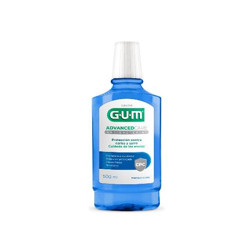 Enjuague Bucal Gum Antibacterial Menta Intensa x 500 ml - Belleza, cuidado personal, dermocosmética y farmacia - Farmacity 