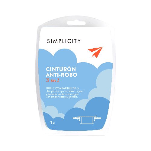 Cinturón anti-robo Simplicity 3 en 1 x 1 Un | Farmacity - Belleza, cuidado personal, dermocosmética y farmacia - Farmacity 