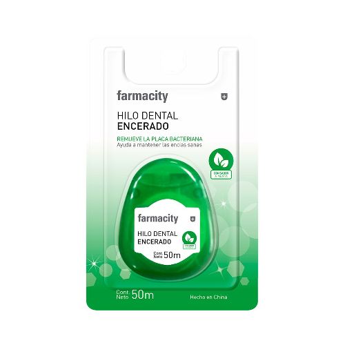 Hilo Dental Farmacity Encerado sabor Menta x 50 m | Farmacity - Belleza, cuidado personal, dermocosmética y farmacia - Farmacity 