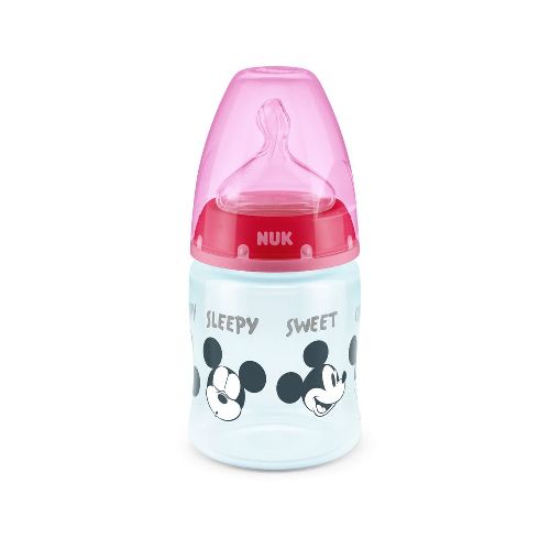 Mamadera NUK First Choice Disney Mickey Mouse Roja x 150 ml - Belleza, cuidado personal, dermocosmética y farmacia - Farmacity 