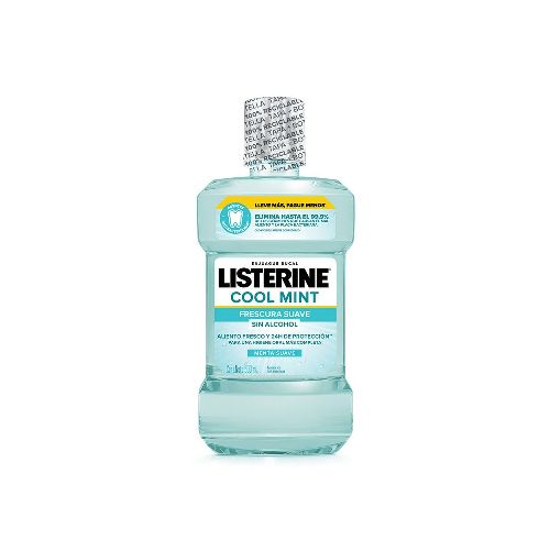 Enjuague Bucal Listerine Cool Mint Frescura Suave Sin Alcohol x 500 ml - Belleza, cuidado personal, dermocosmética y farmacia - Farmacity 