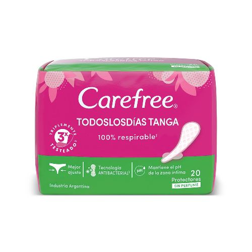 Protectores Diarios Carefree Tanga x 20 un | Farmacity - Belleza, cuidado personal, dermocosmética y farmacia - Farmacity 