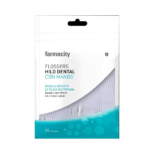 Hilo Dental Farmacity con Mango x 50 un | Farmacity - Belleza, cuidado personal, dermocosmética y farmacia - Farmacity 