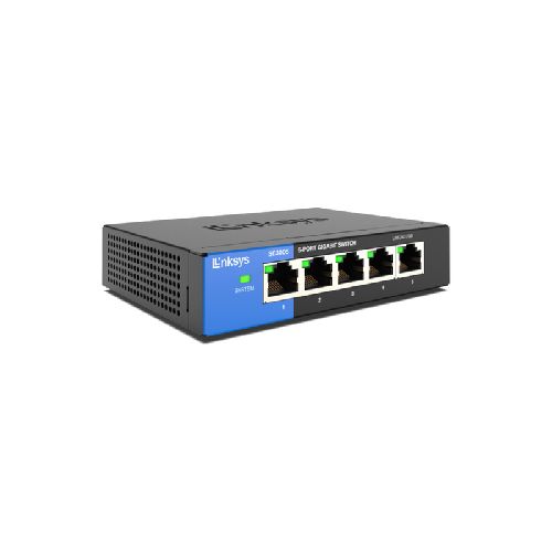 Switch Gigabit Ethernet Linksys 5 Puertos Se3005 10/100/1000 Mbps