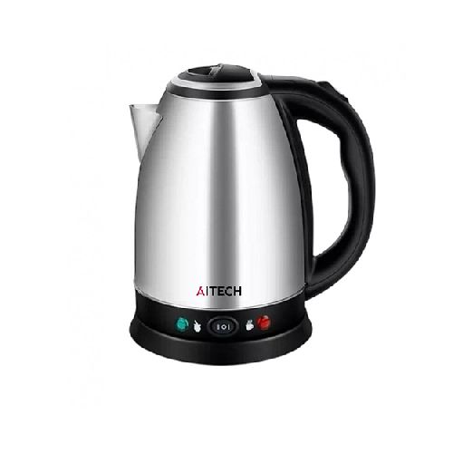 Pava Eléctrica Aitech Corte Mate Inoxidable 1.8l Jarra