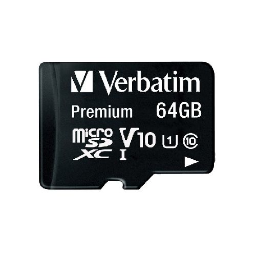 Memoria Micro Sd Xc 64gb Verbatim Clase 10 44084