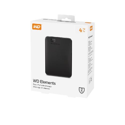 Disco Rigido Externo Wd Elements 4 Tb Portatil Usb 3.0