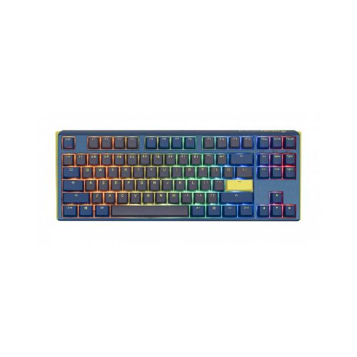 Teclado Mecanico Ducky One 3 Tkl Daybreak Teclas Azules Interruptor Azul Ingles Pbt Doble Disparo Sin Costuras Estuche Superior Azul Estuche Inferior - ThunderBolt