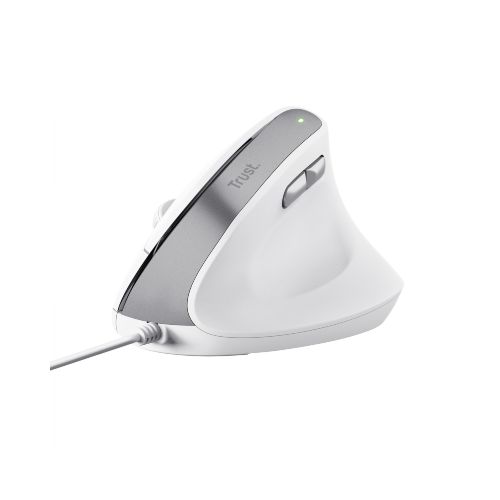 Mouse Gamer Trust Bayo Ii Ergo Wired White - ThunderBolt