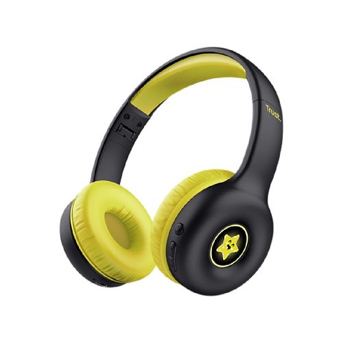 Auricular Trust Wireless Kids Black - ThunderBolt