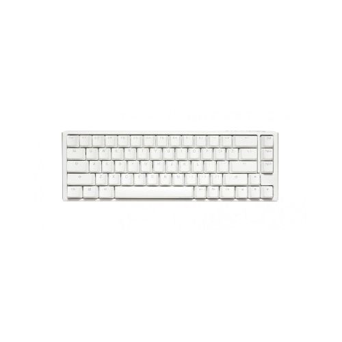 Teclado Mecanico Ducky One 3 Sf Teclas Blancas Interruptor Rojo Ingles Pbt Doble Disparo Sin Costuras Estuche Superior Blanco Estuche Inferior Blanco - ThunderBolt