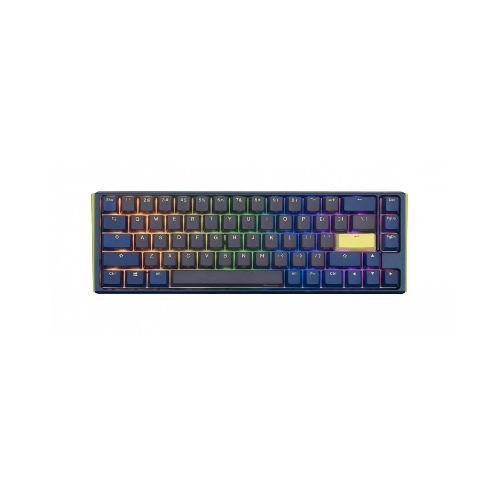 Teclado Mecanico Ducky One 3 Daybreak Sf Teclas Azulesinterruptor Rojo Silencioso Ingles Pbt Doble Disparo Sin Costuras Estuche Superior Azul Estuche - ThunderBolt