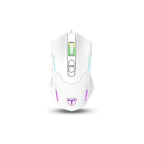 Mouse Gamer T-dagger TGM206W Beifadier White RGB - ThunderBolt